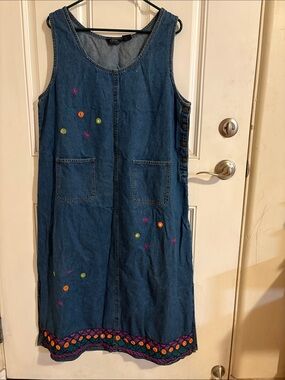 Vintage Agapu Collection Denim‎ Dress